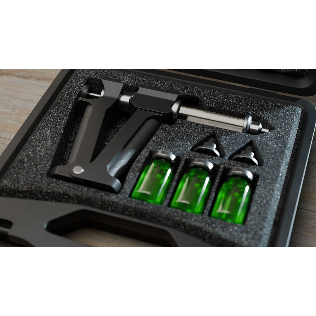 Serum Injection Kit 3D Model – Low Poly Medical Asset, PBR Textures - View 3