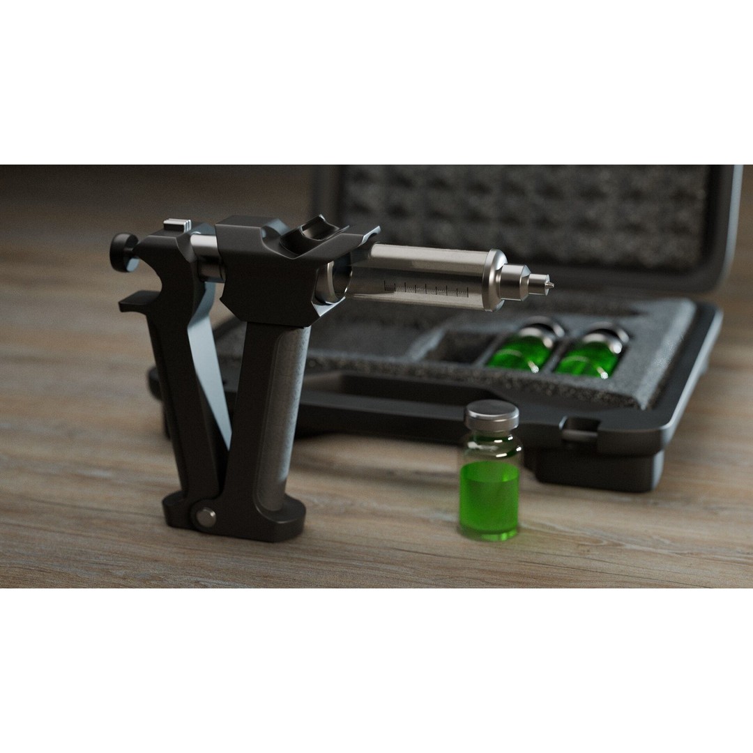 Serum Injection Kit 3D Model – Low Poly Medical Asset, PBR Textures - View 5