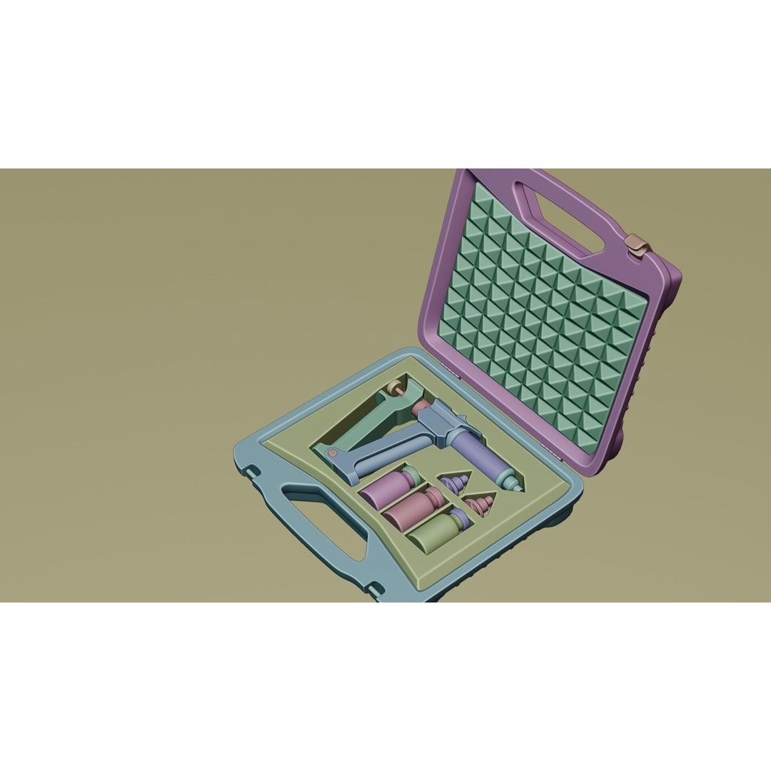 Serum Injection Kit 3D Model – Low Poly Medical Asset, PBR Textures - View 8