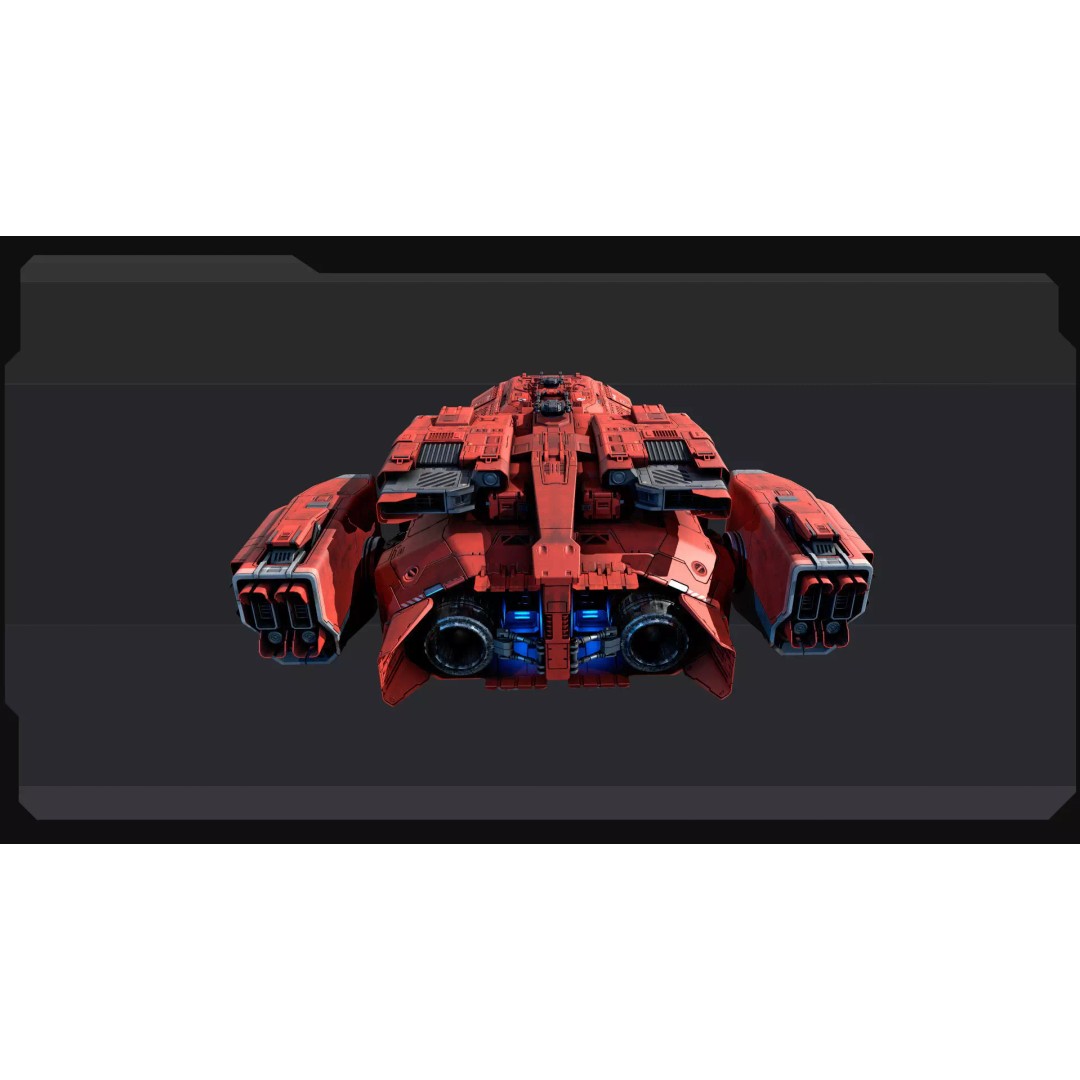 KAIZEN Starship Cruiser 3D Model – Low Poly PBR Spaceship, FBX - View 16