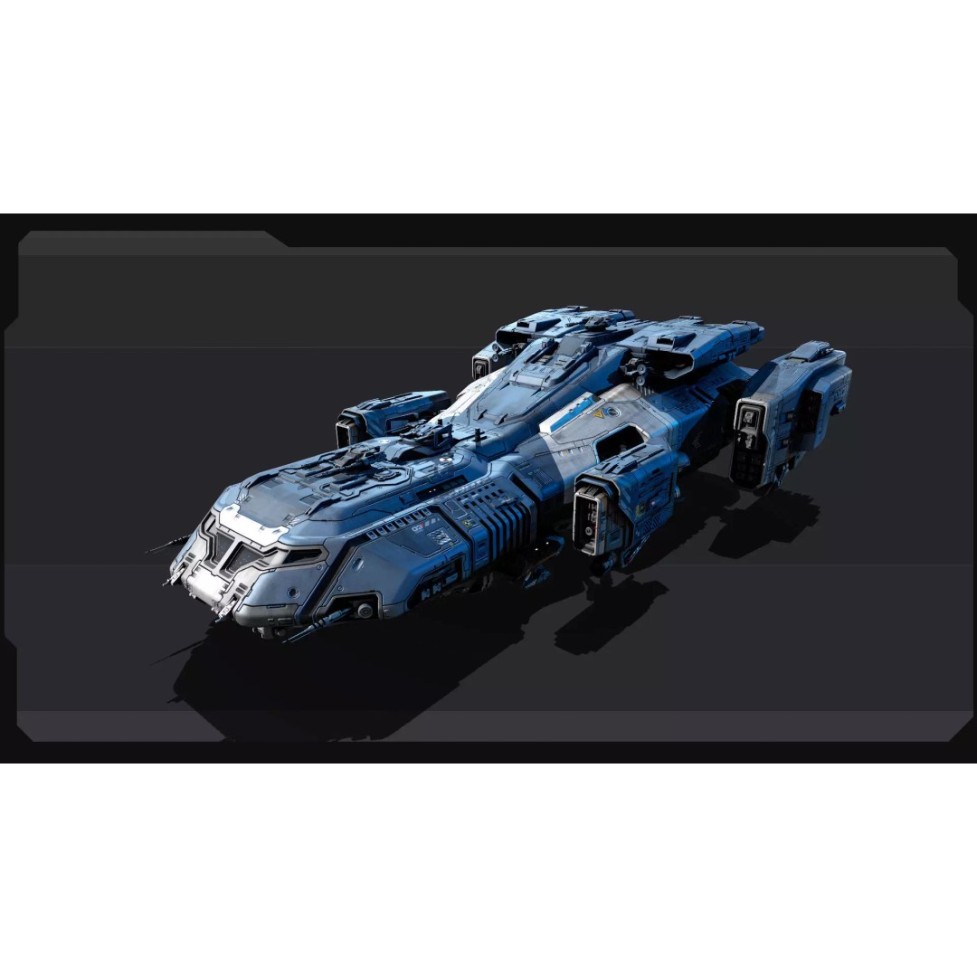 KAIZEN Starship Cruiser 3D Model – Low Poly PBR Spaceship, FBX - View 4