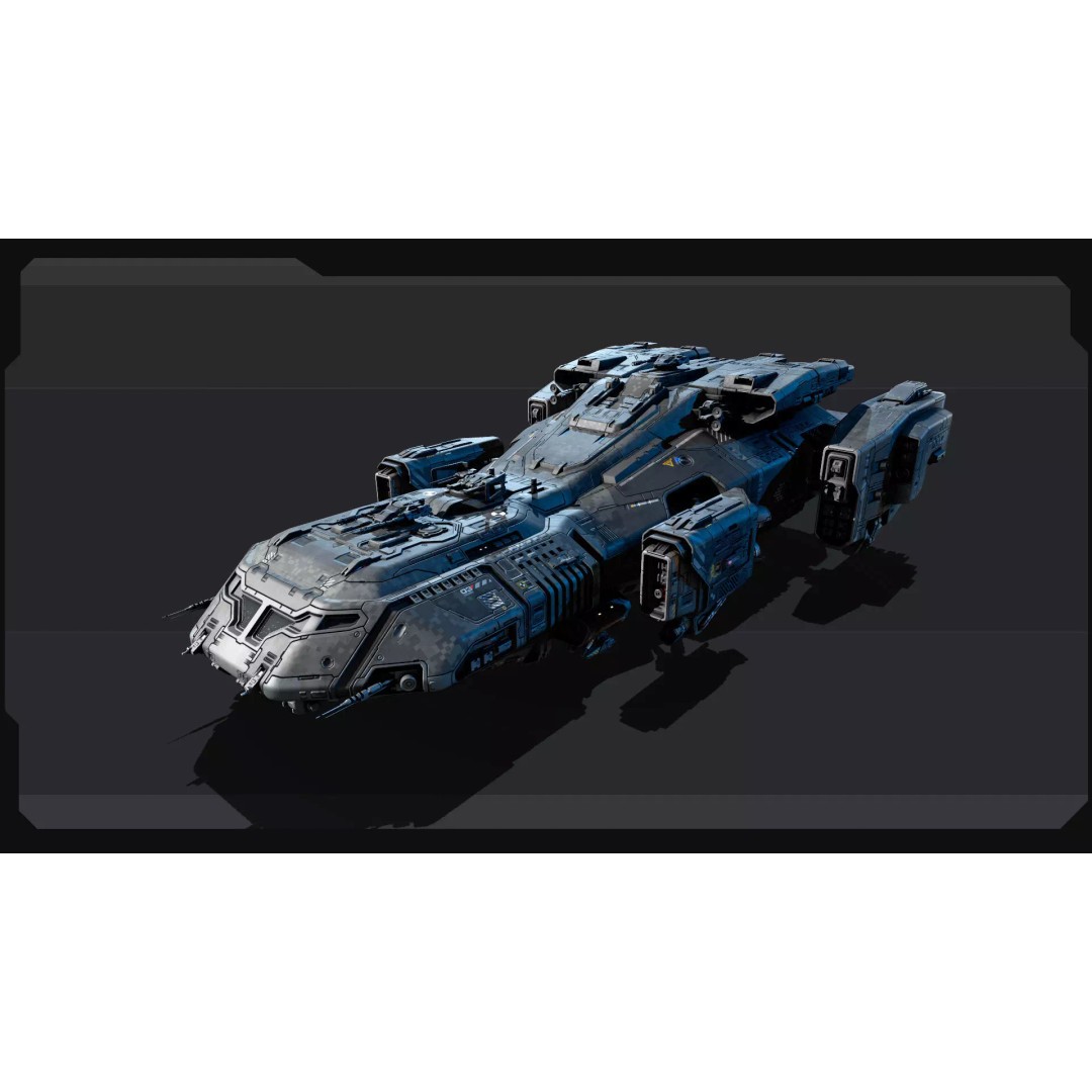 KAIZEN Starship Cruiser 3D Model – Low Poly PBR Spaceship, FBX - View 5