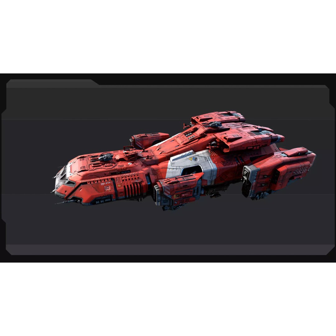 KAIZEN Starship Cruiser 3D Model – Low Poly PBR Spaceship, FBX - View 8