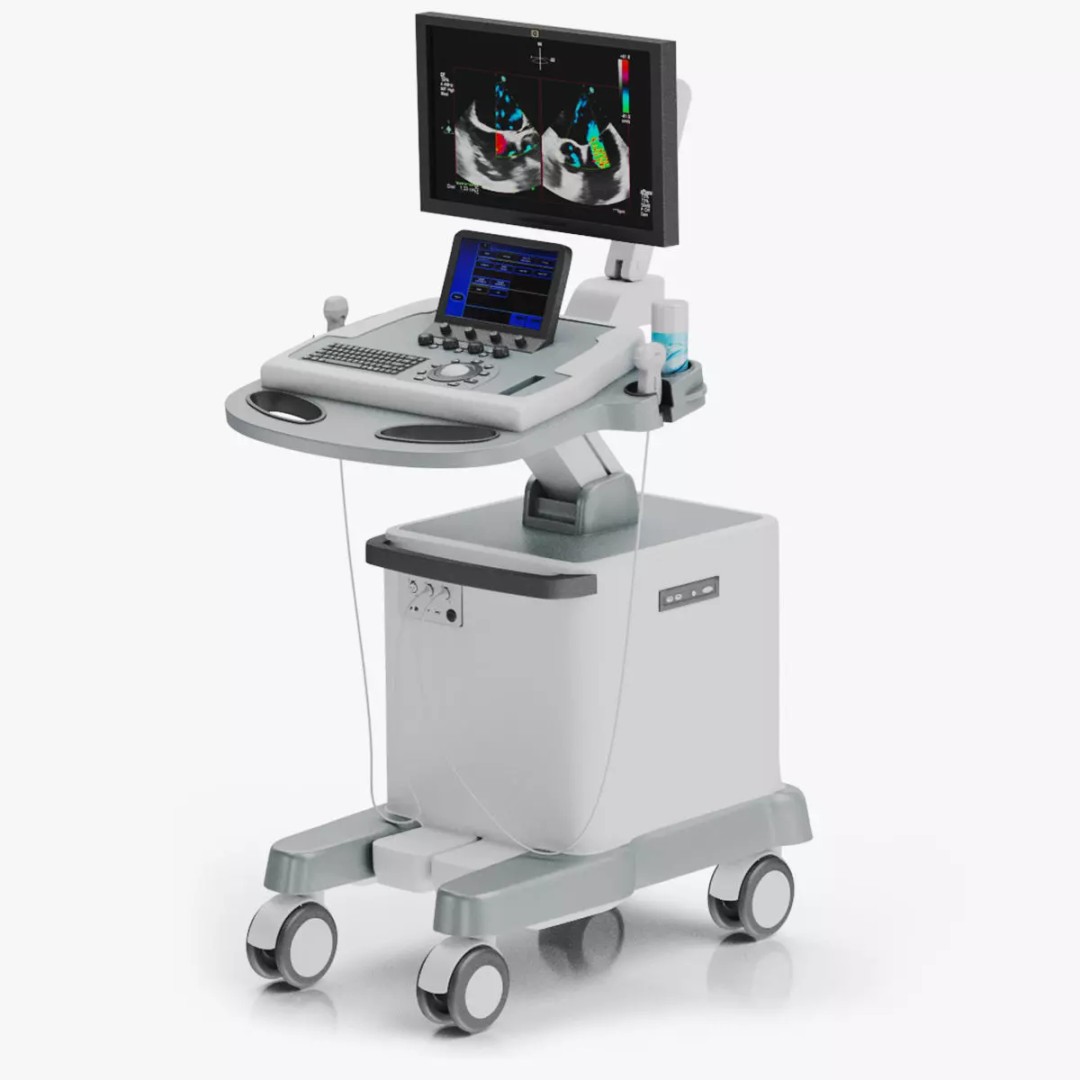 Sonography Scanner 3D Model – High Poly Medical Equipment, FBX - View 2