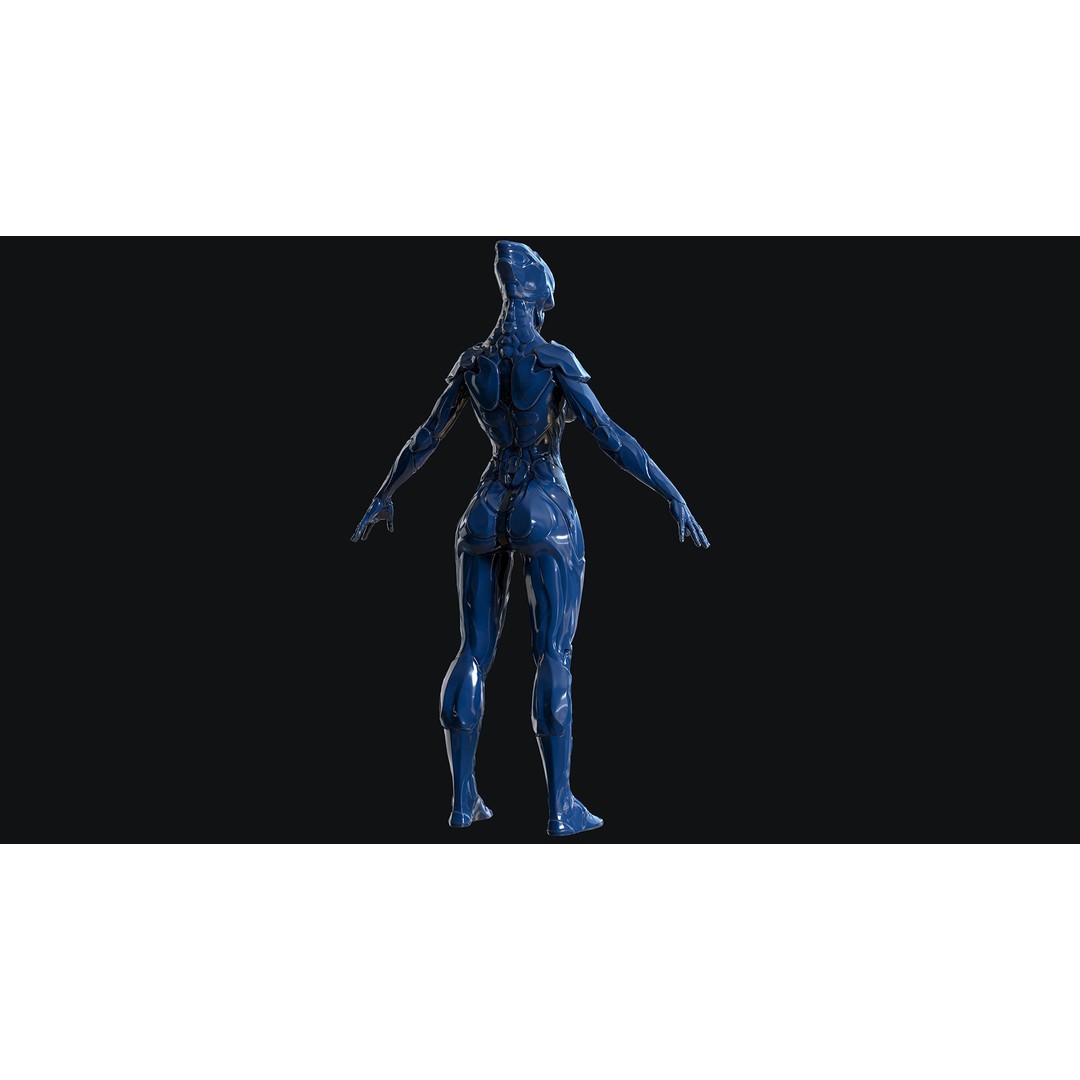 Sci-Fi Robot 3D Model – Low Poly Animated Game Asset, FBX - View 18