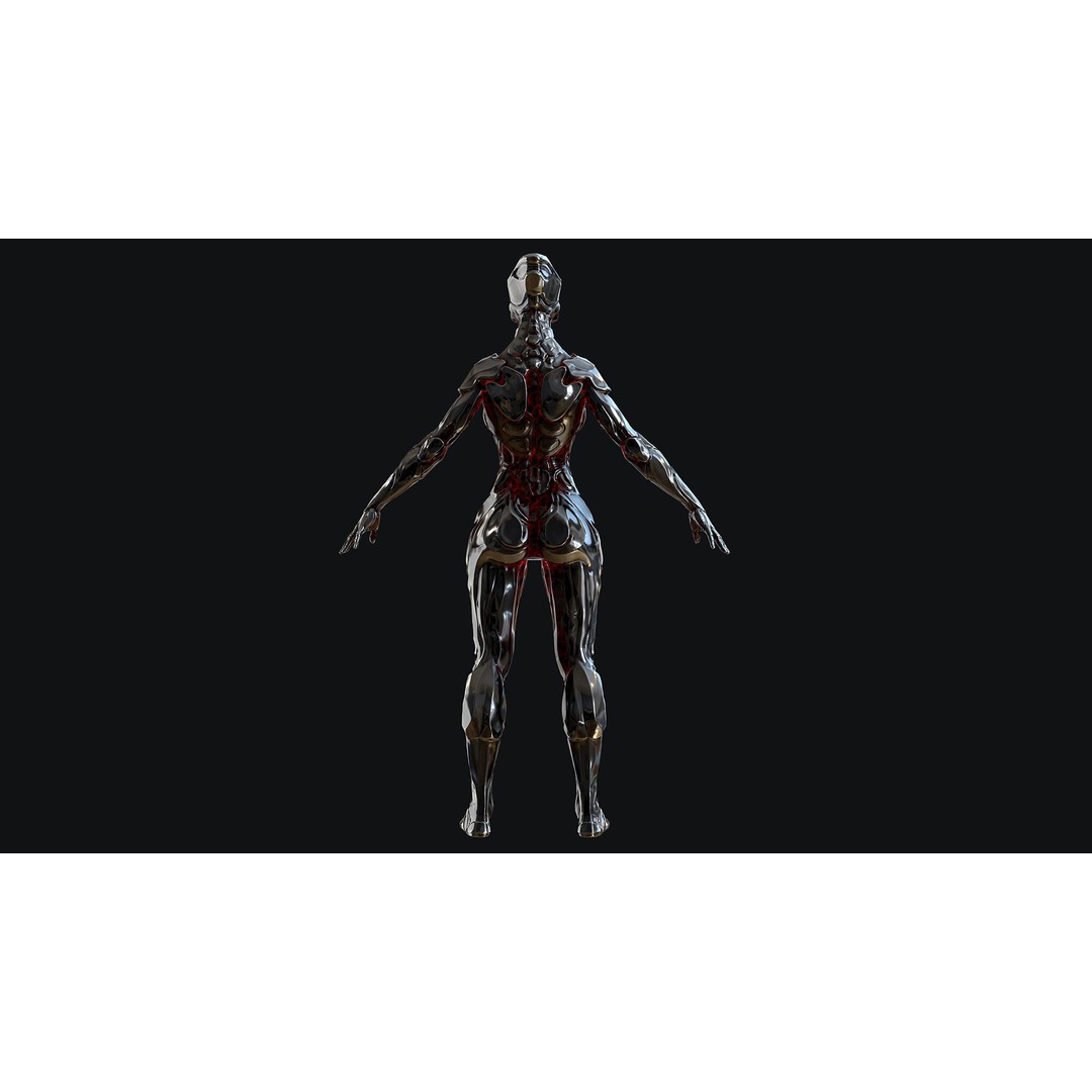 Sci-Fi Robot 3D Model – Low Poly Animated Game Asset, FBX - View 21