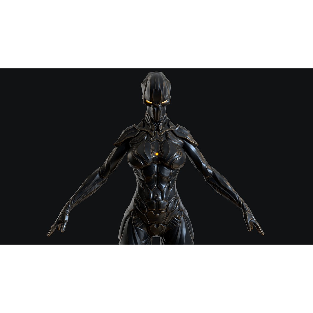 Sci-Fi Robot 3D Model – Low Poly Animated Game Asset, FBX - View 28