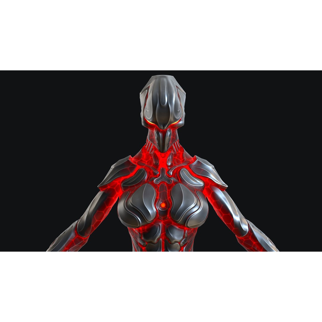 Sci-Fi Robot 3D Model – Low Poly Animated Game Asset, FBX - View 32