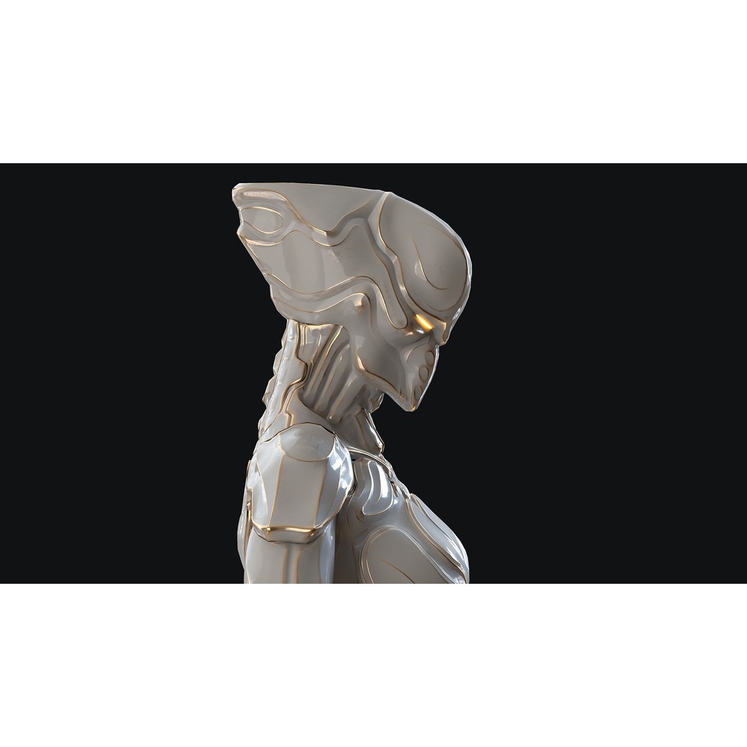 Sci-Fi Robot 3D Model – Low Poly Animated Game Asset, FBX - View 37