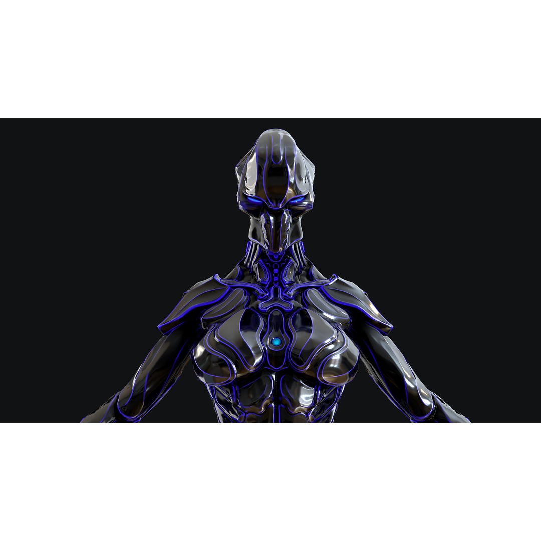 Sci-Fi Robot 3D Model – Low Poly Animated Game Asset, FBX - View 38