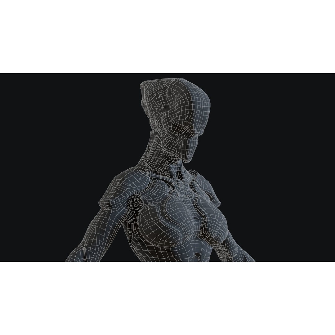 Sci-Fi Robot 3D Model – Low Poly Animated Game Asset, FBX - View 44