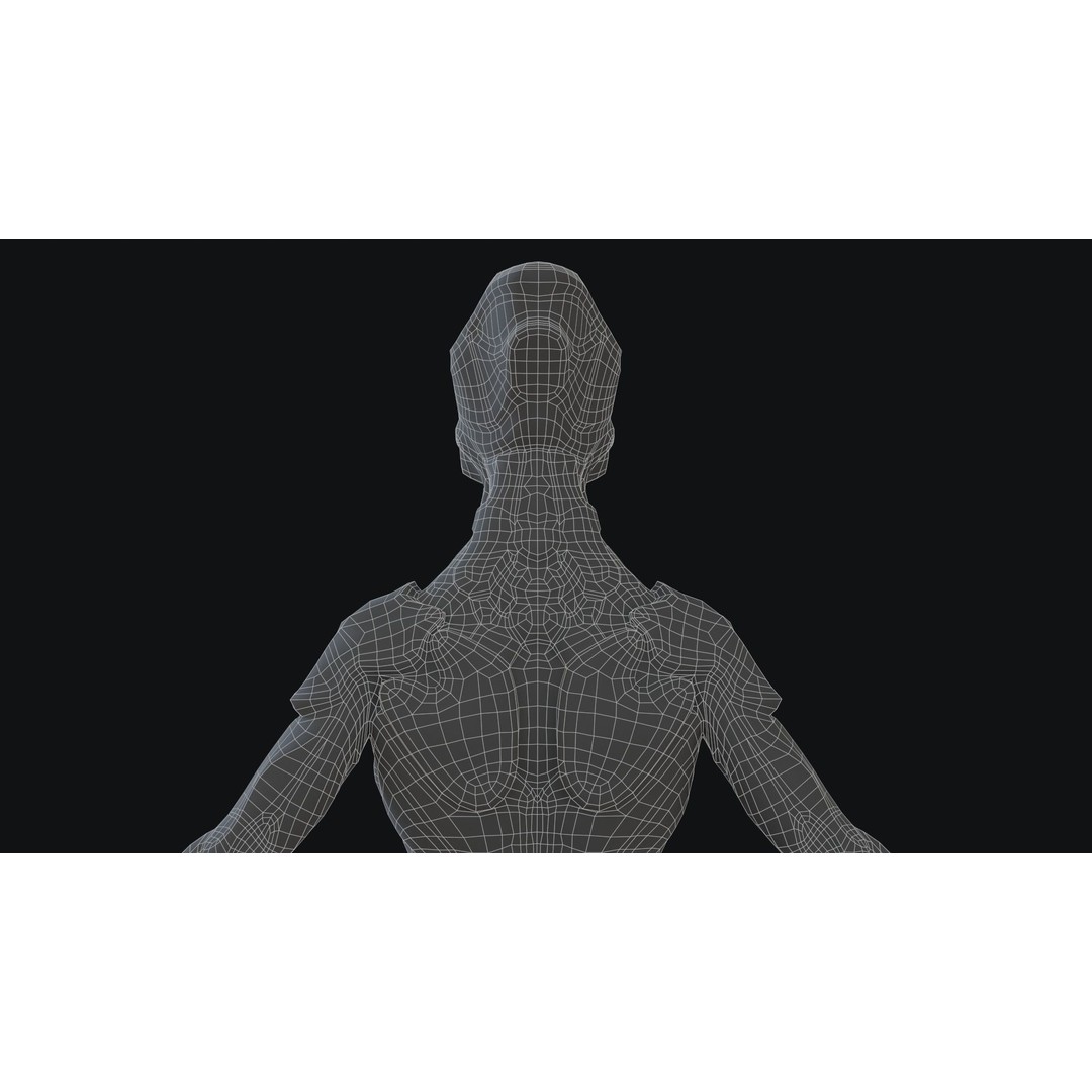 Sci-Fi Robot 3D Model – Low Poly Animated Game Asset, FBX - View 46