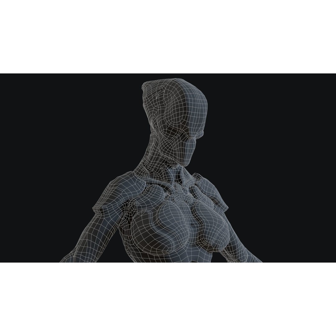 Sci-Fi Robot 3D Model – Low Poly Animated Game Asset, FBX - View 50