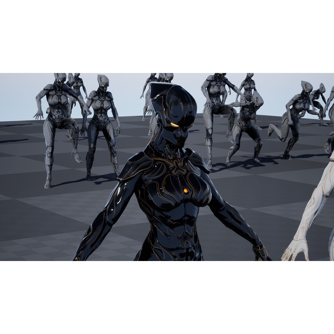 Sci-Fi Robot 3D Model – Low Poly Animated Game Asset, FBX - View 54