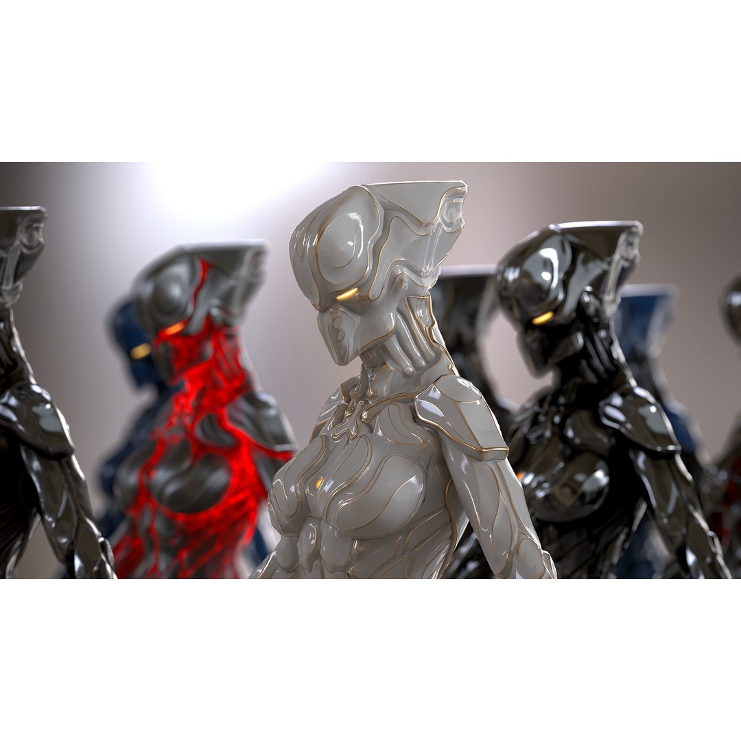 Sci-Fi Robot 3D Model – Low Poly Animated Game Asset, FBX - View 55