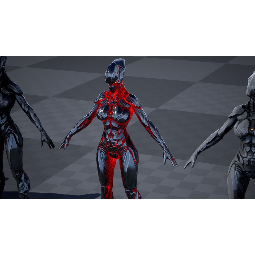 Sci-Fi Robot 3D Model – Low Poly Animated Game Asset, FBX - View 58