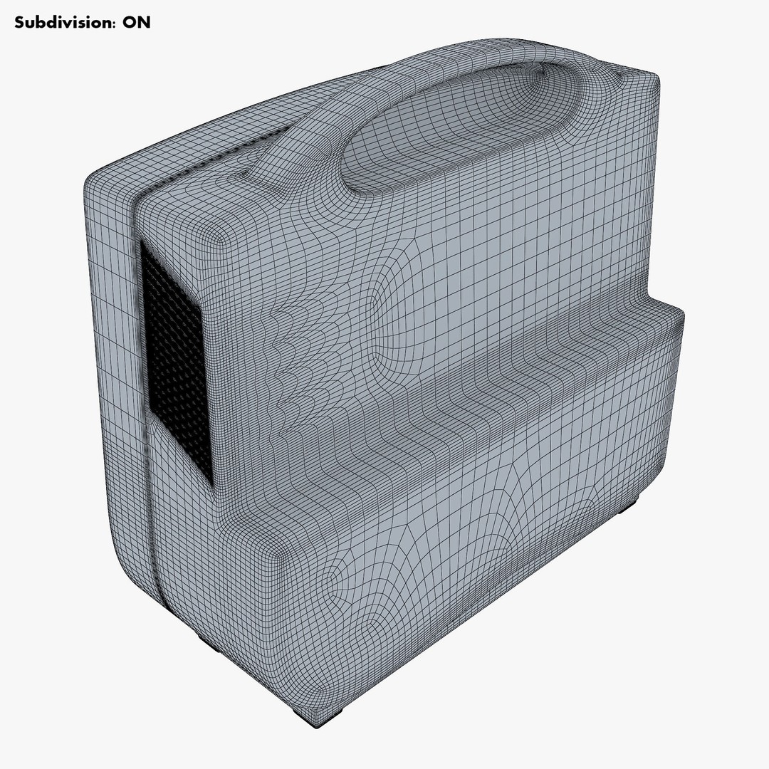 Medical Monitor 3D Model – High Poly PBR Asset, FBX, OBJ - View 19