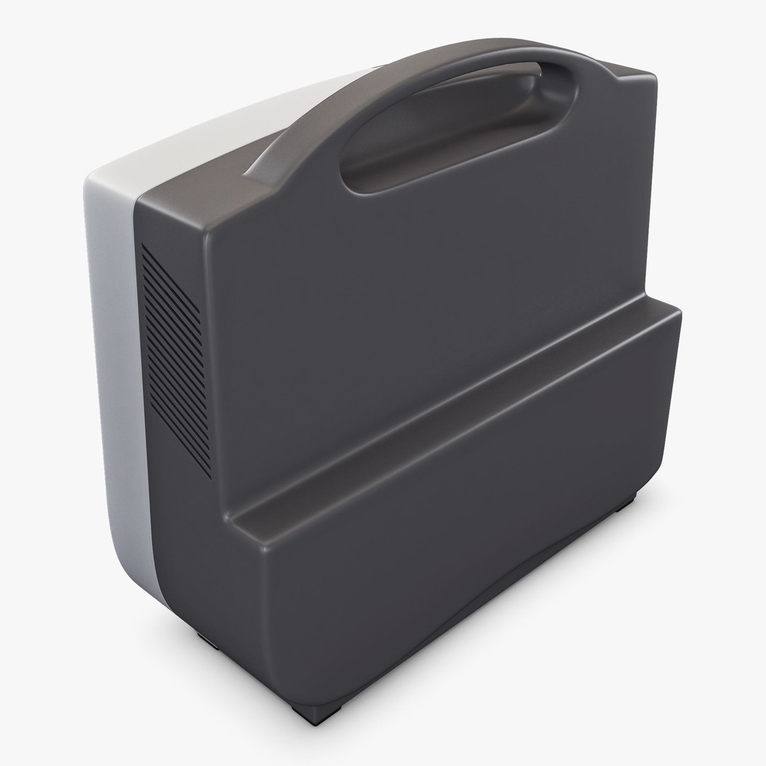Medical Monitor 3D Model – High Poly PBR Asset, FBX, OBJ - View 5