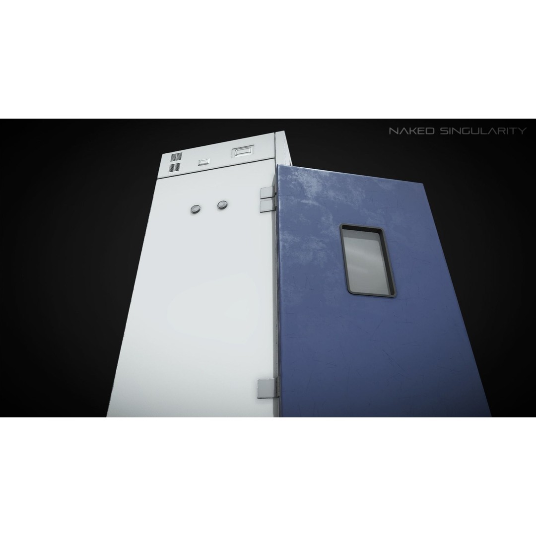 Hot Air Oven 3D Model – Low Poly PBR Laboratory Equipment, FBX - View 8