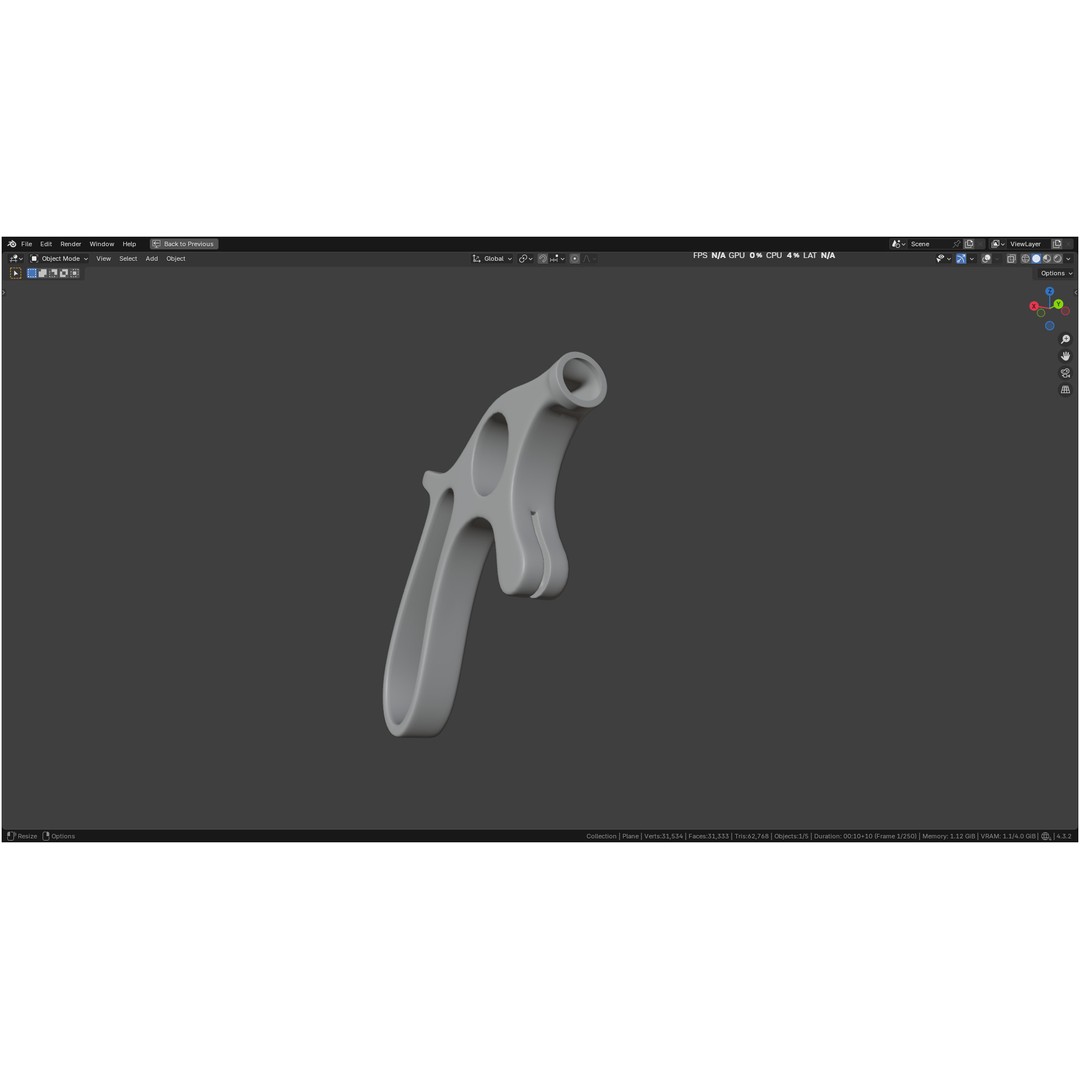Satterlee Bone Saw 3D Model – High Poly Medical Asset, FBX, OBJ - View 48