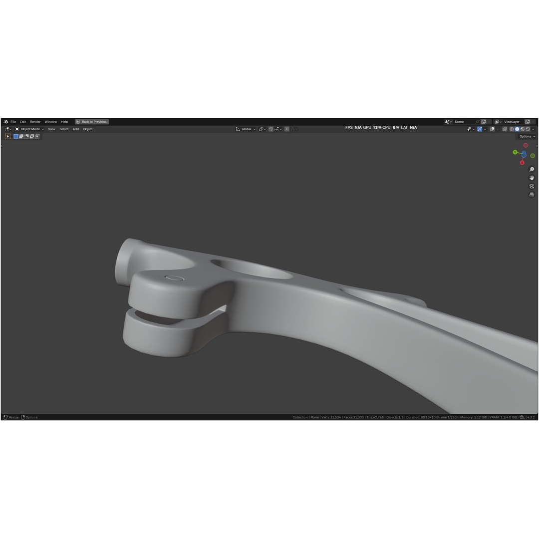 Satterlee Bone Saw 3D Model – High Poly Medical Asset, FBX, OBJ - View 51