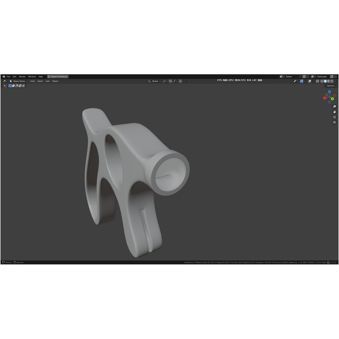 Satterlee Bone Saw 3D Model – High Poly Medical Asset, FBX, OBJ - View 52