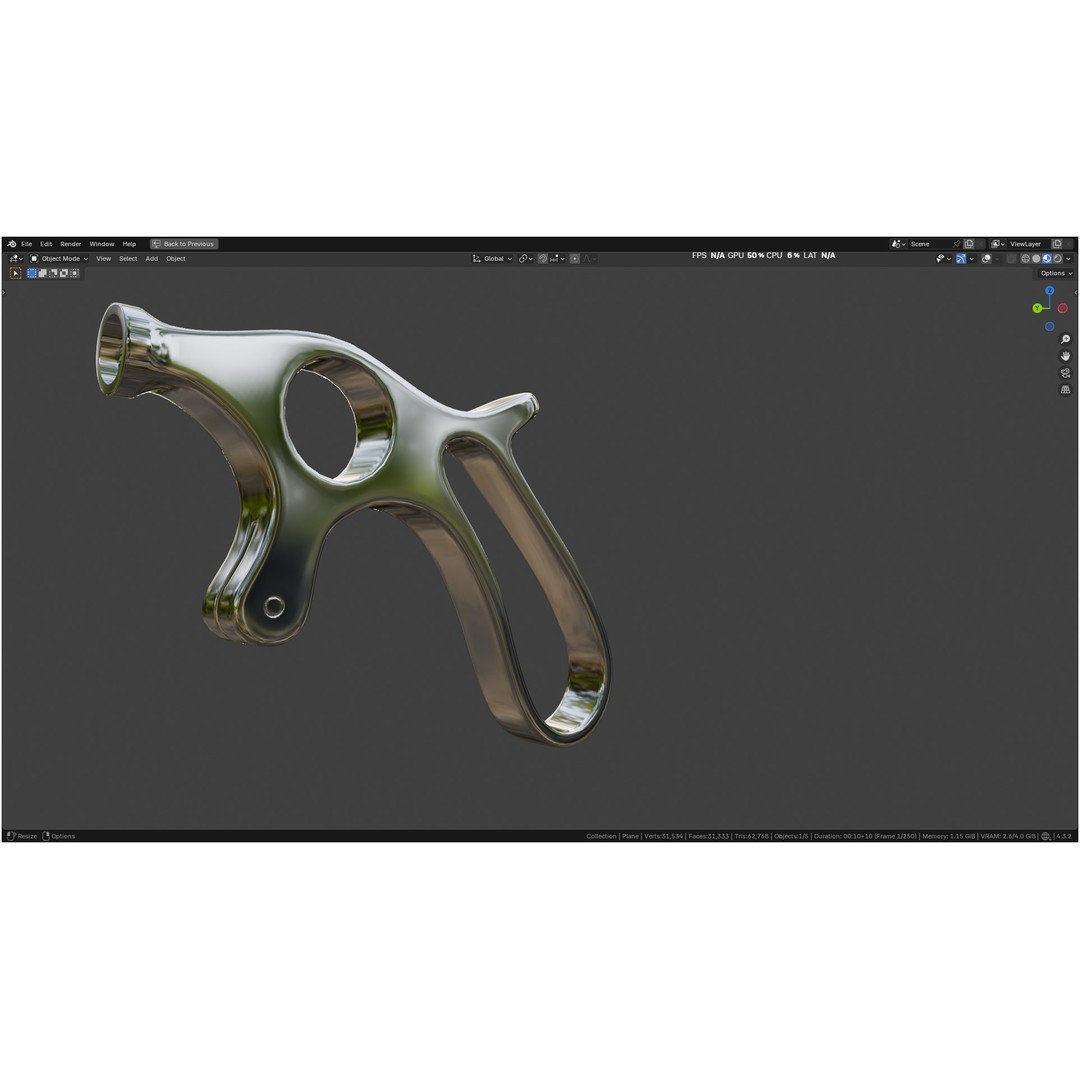 Satterlee Bone Saw 3D Model – High Poly Medical Asset, FBX, OBJ - View 55