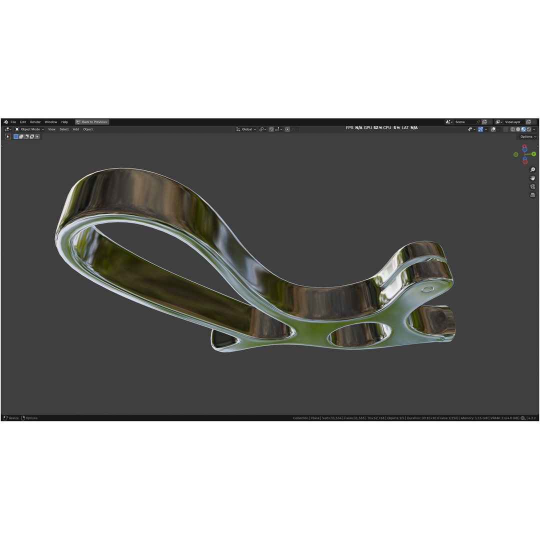 Satterlee Bone Saw 3D Model – High Poly Medical Asset, FBX, OBJ - View 56