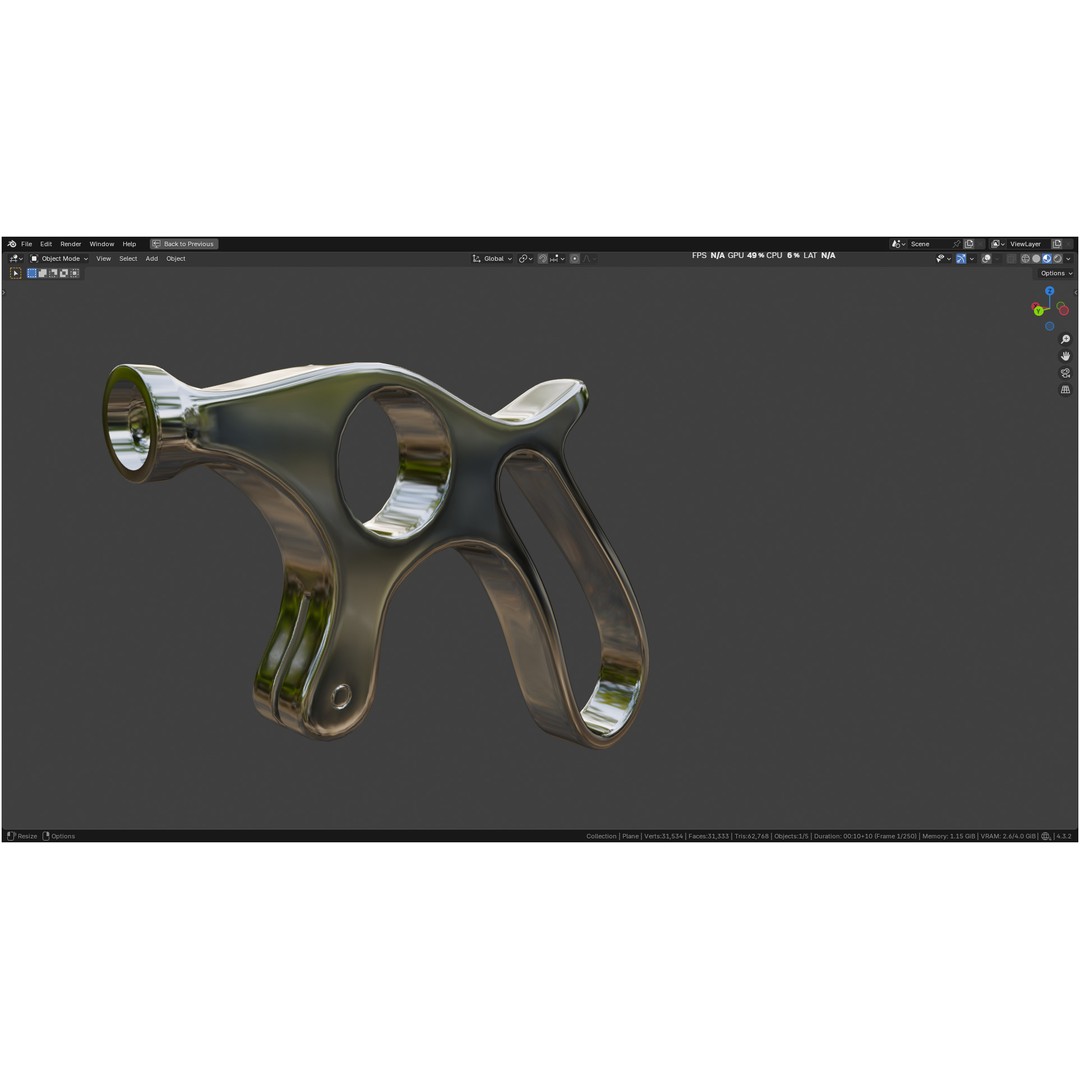 Satterlee Bone Saw 3D Model – High Poly Medical Asset, FBX, OBJ - View 58