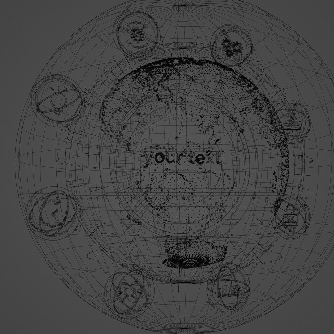 Animated Hologram Planet Earth 3D Model – Low Poly Sci-Fi Asset, Blender - View 10