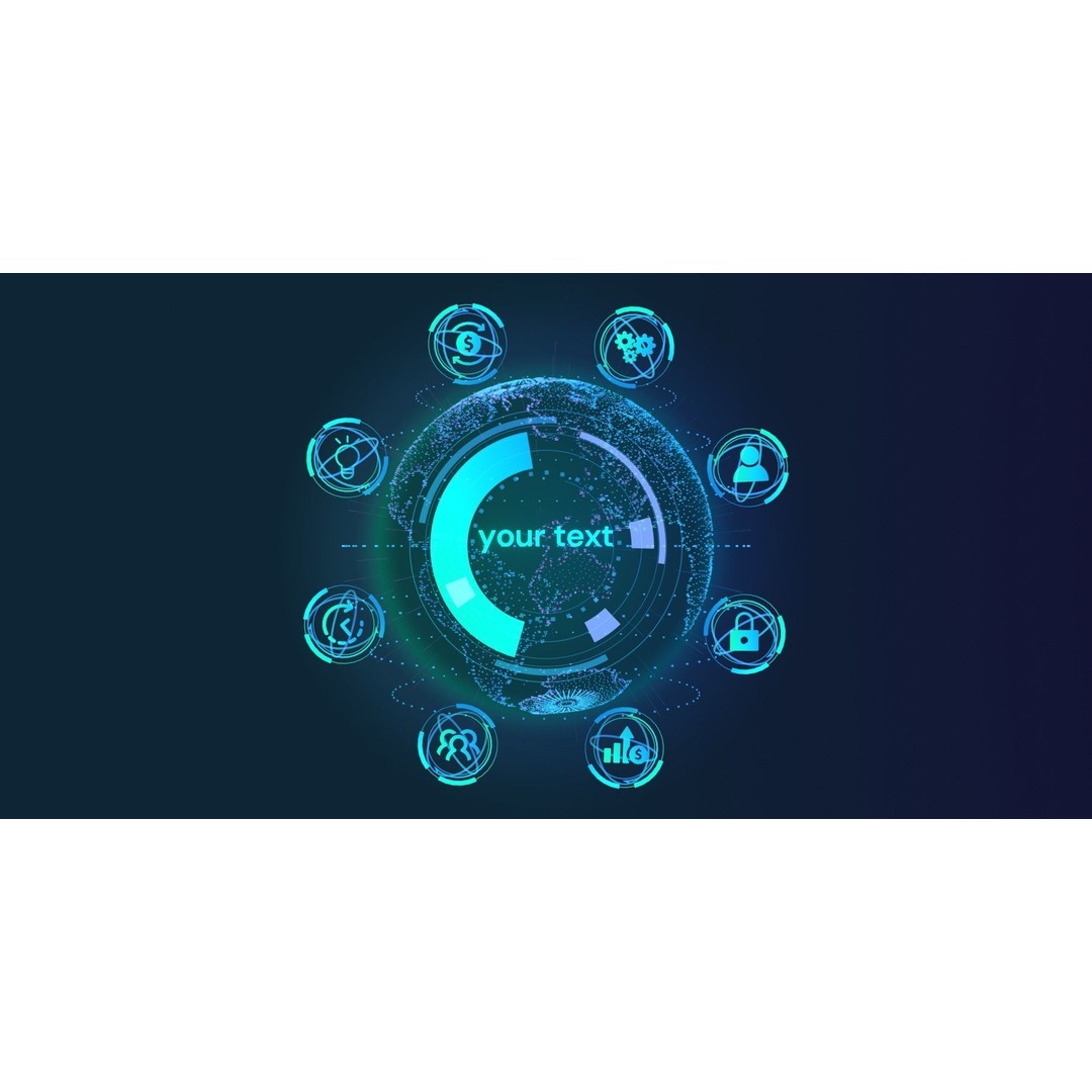 Animated Hologram Planet Earth 3D Model – Low Poly Sci-Fi Asset, Blender - View 13