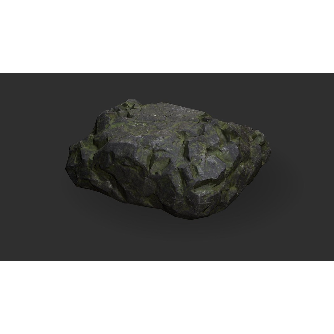 Stone Stairs 3D Model – Low Poly PBR Game Asset, FBX/OBJ - View 10
