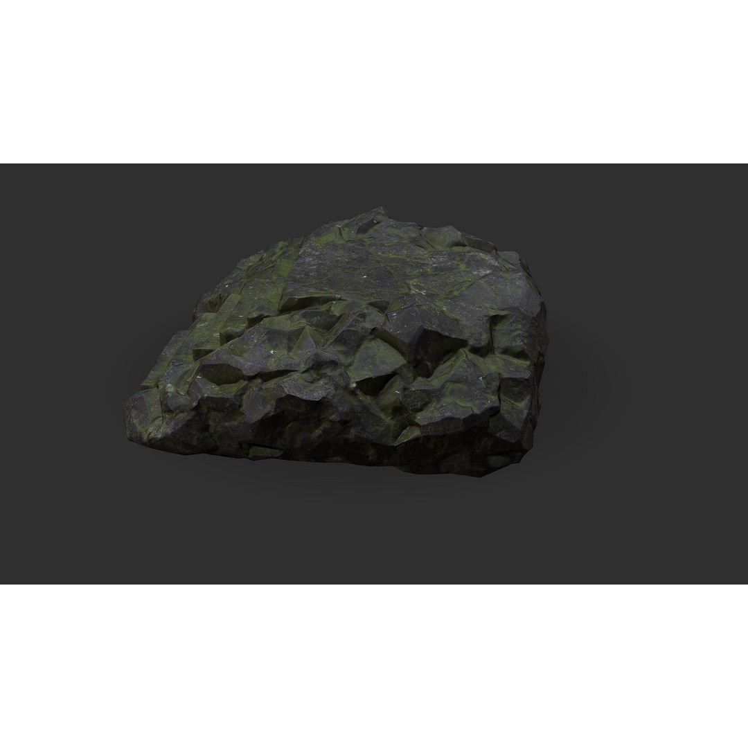 Stone Stairs 3D Model – Low Poly PBR Game Asset, FBX/OBJ - View 13
