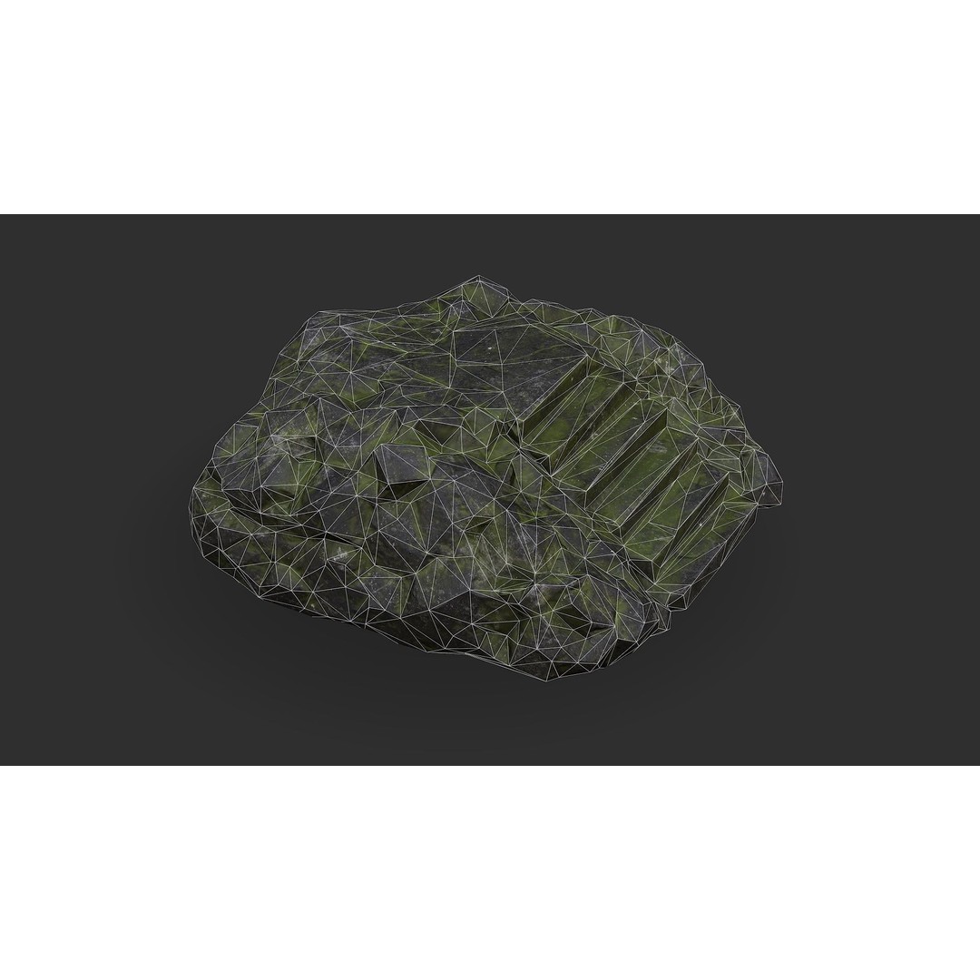 Stone Stairs 3D Model – Low Poly PBR Game Asset, FBX/OBJ - View 18