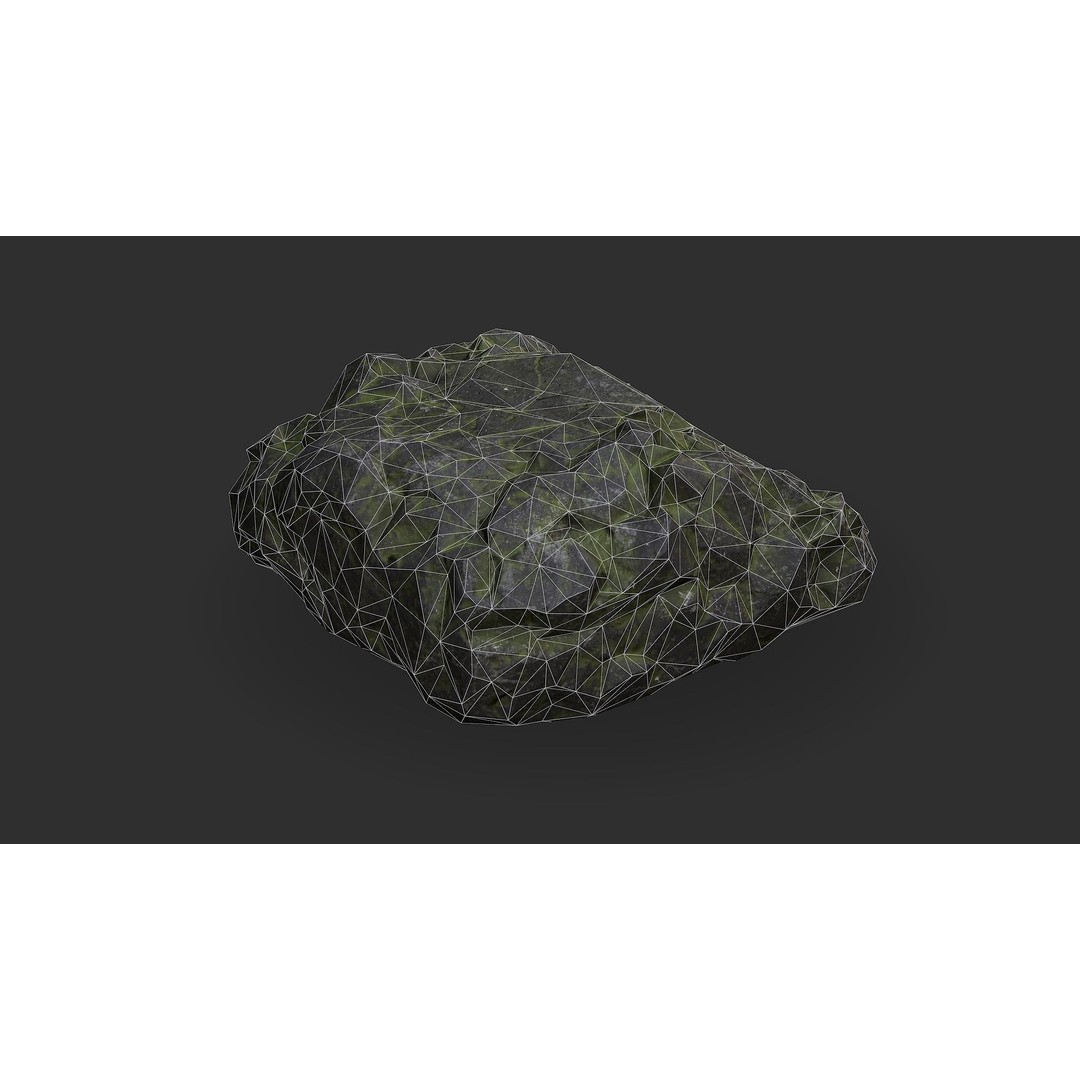 Stone Stairs 3D Model – Low Poly PBR Game Asset, FBX/OBJ - View 19