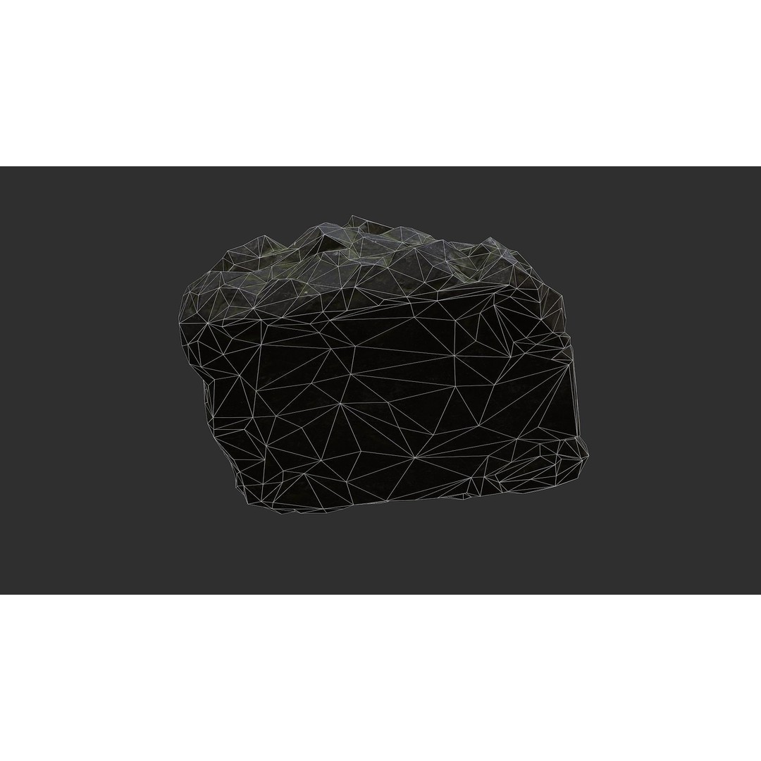 Stone Stairs 3D Model – Low Poly PBR Game Asset, FBX/OBJ - View 3