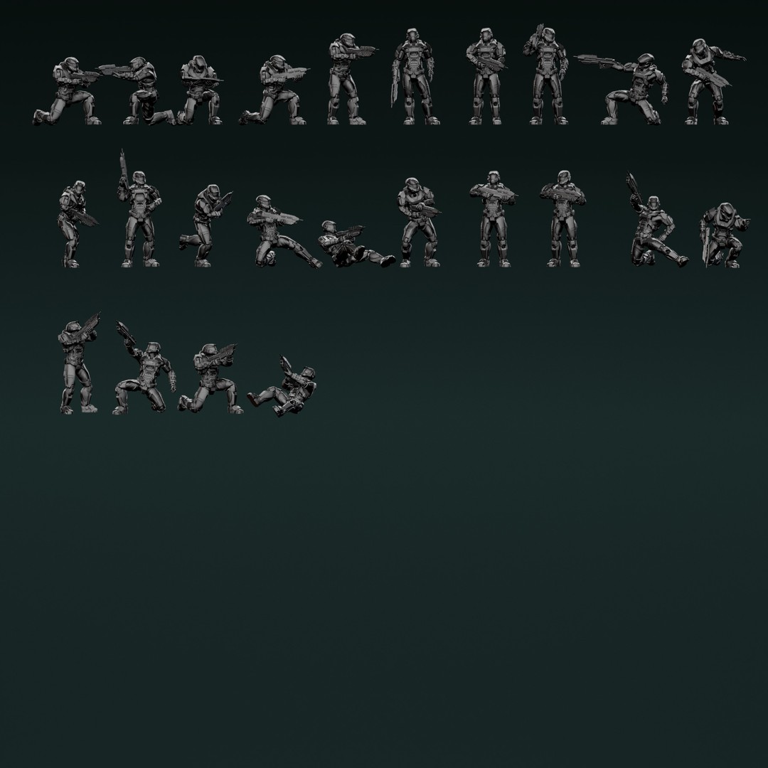 Halo Spartan IV 3D Model – Sci-Fi Character, Game-Ready Formats