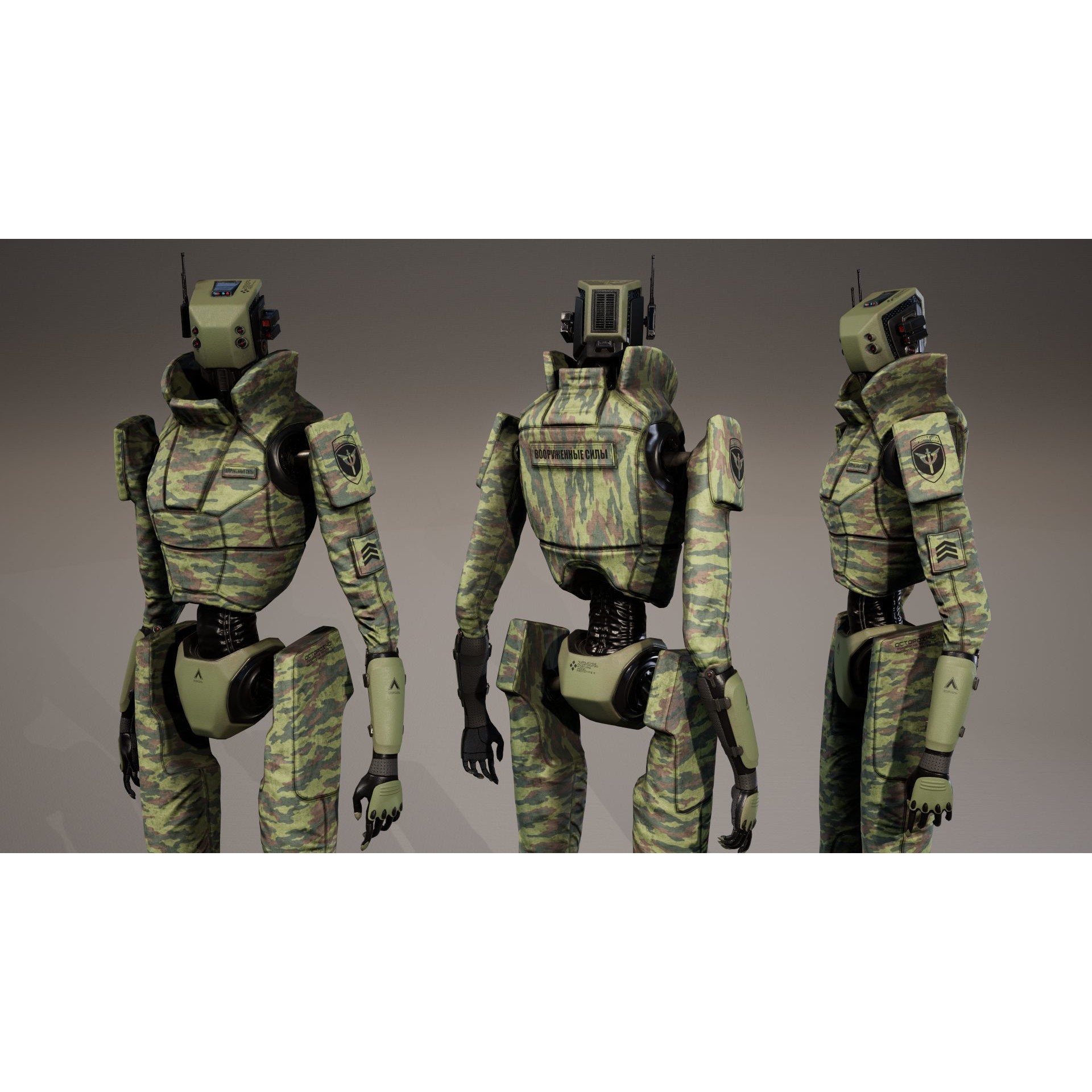 Robot - Low-Poly Game-Ready 3D Model - View 16