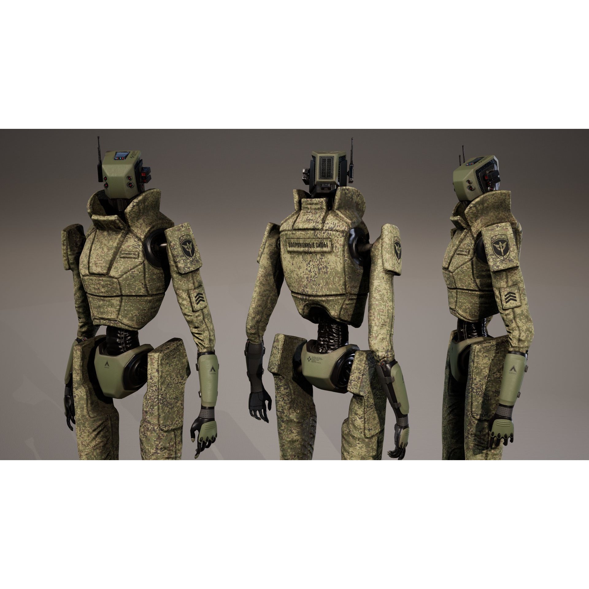 Robot - Low-Poly Game-Ready 3D Model - View 20