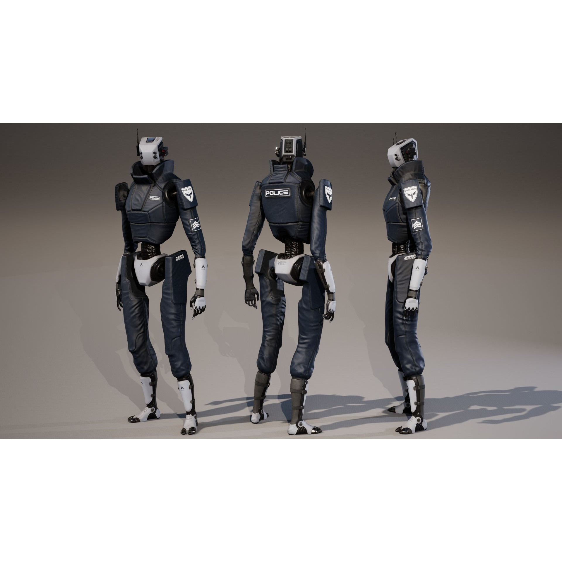 Robot - Low-Poly Game-Ready 3D Model - View 3