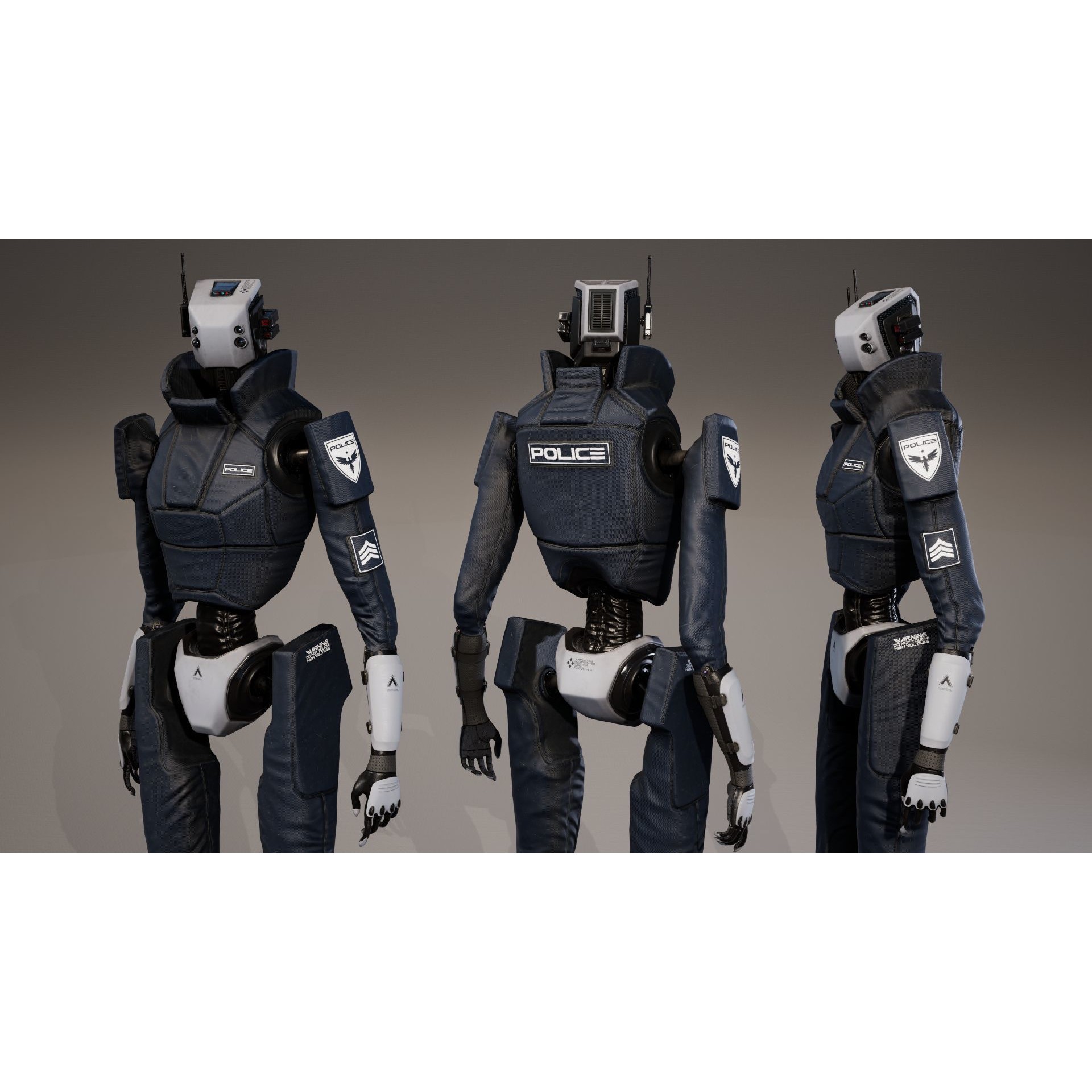 Robot - Low-Poly Game-Ready 3D Model - View 4