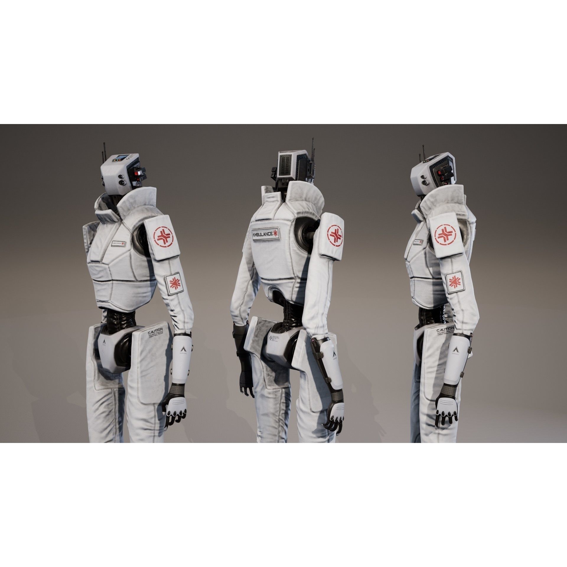 Robot - Low-Poly Game-Ready 3D Model - View 5