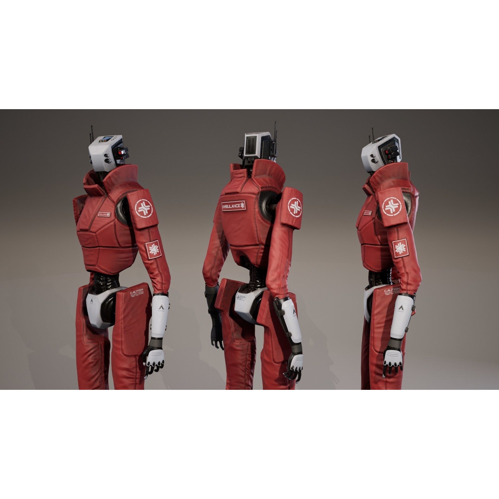 Robot - Low-Poly Game-Ready 3D Model - View 6