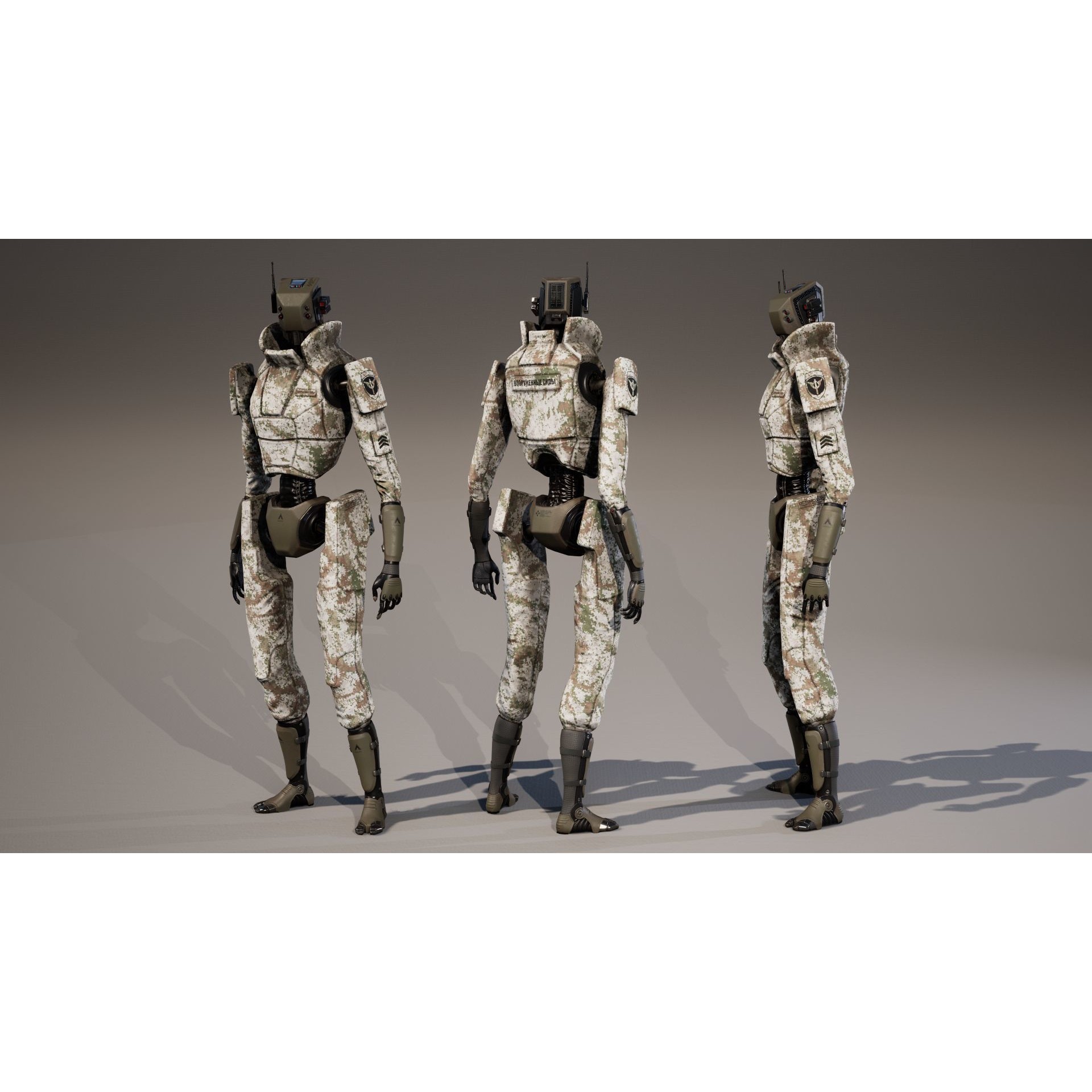 Robot - Low-Poly Game-Ready 3D Model - View 7