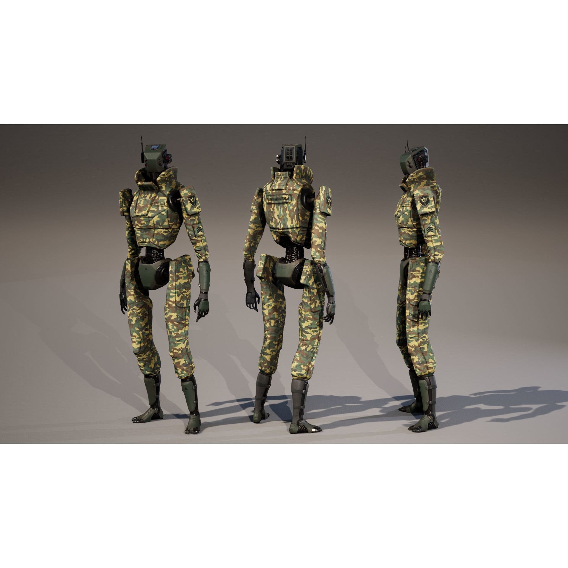 Robot - Low-Poly Game-Ready 3D Model - View 8