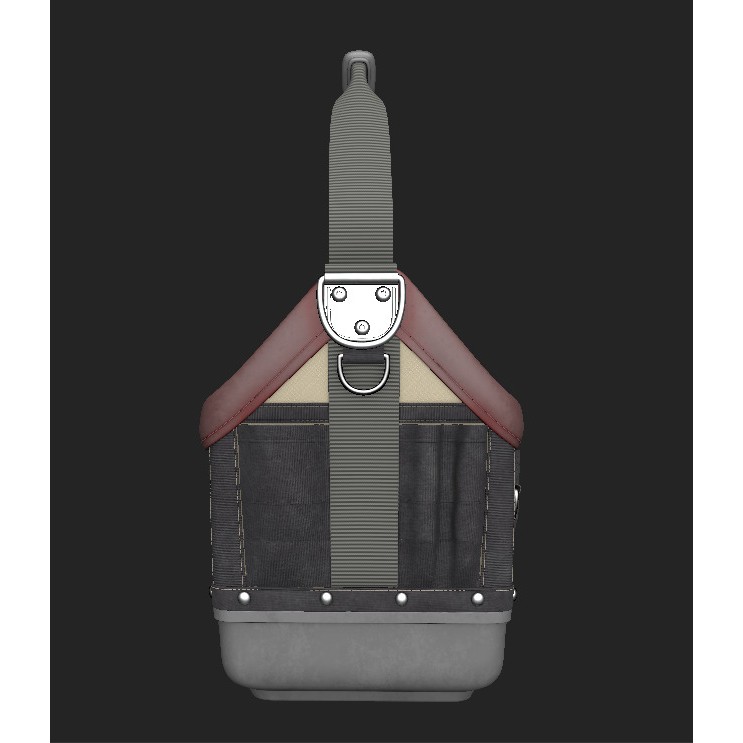 Heavy Duty Tool Bag 3D Model – Low Poly Game Ready Asset, FBX, OBJ - View 3