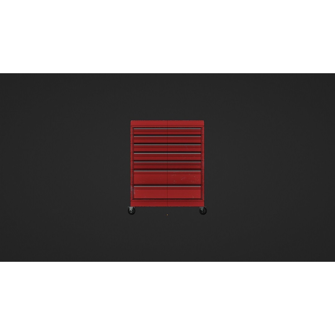 Toolchest 3D Model – Low Poly Game Asset with PBR Textures - View 16