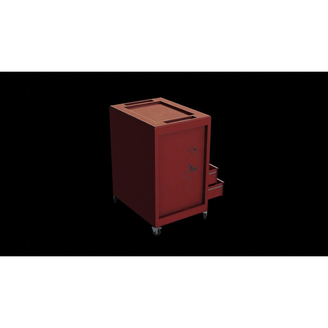 Toolchest 3D Model – Low Poly Game Asset with PBR Textures - View 5