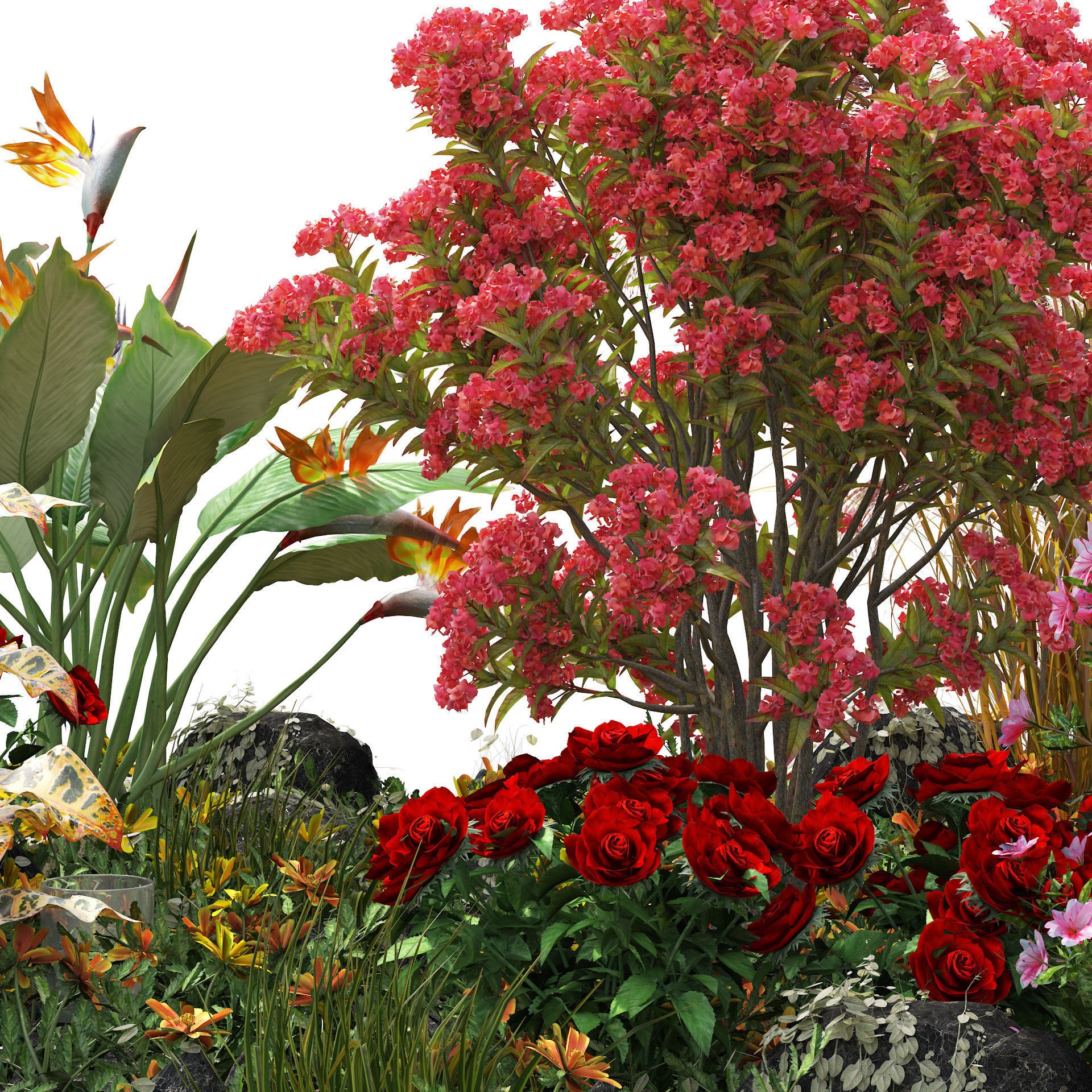 Spring Flower Collection - Low-Poly Game-Ready 3D Model - View 5
