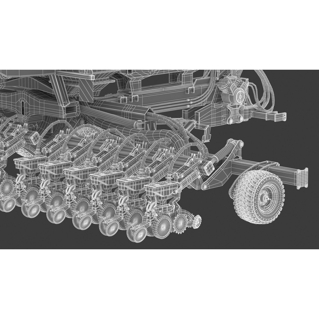 Fendt Momentum Planters 3D Model – High Poly Agriculture Asset, FBX, Blender